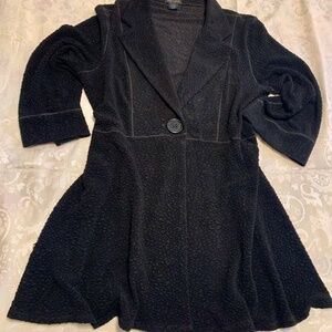 3/4 Sleeve Empire One Button Jacket by Eva Varro